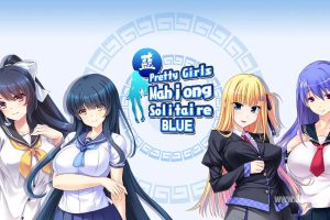 美少女麻将接龙 - 蓝 Pretty Girls Mahjong Solitaire - Blue