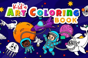 儿童艺术涂色书 Kid's Art Coloring Book