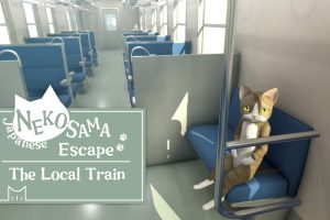 Japanese NEKOSAMA Escape The Local Train