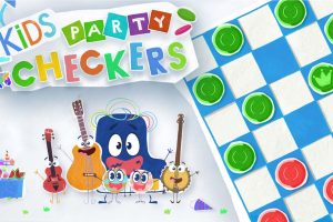 儿童派对跳棋 .Kids Party Checkers