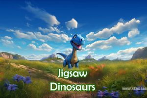 【美版】拼图恐龙 .Jigsaw Dinosaurs