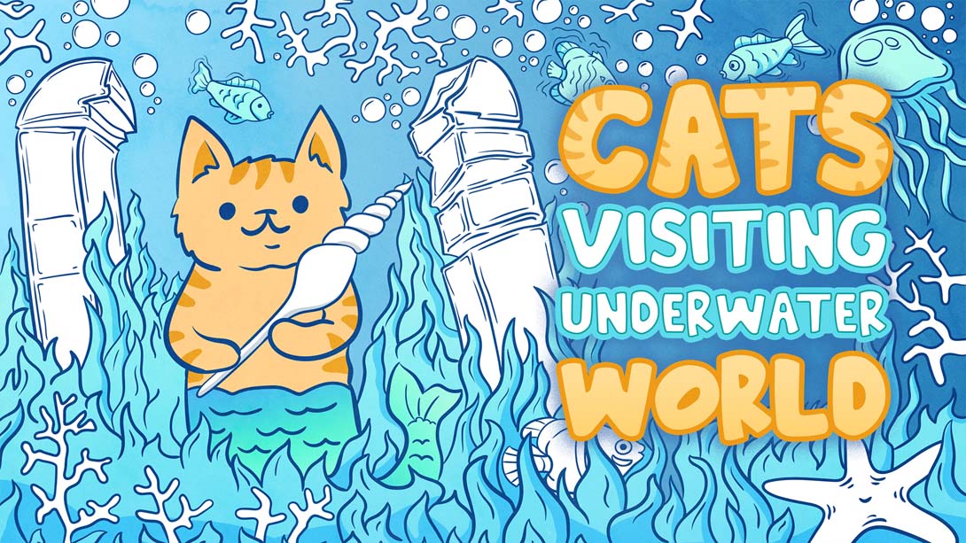 【美版】猫咪拜访海底世界 .Cats Visiting Underwater World
