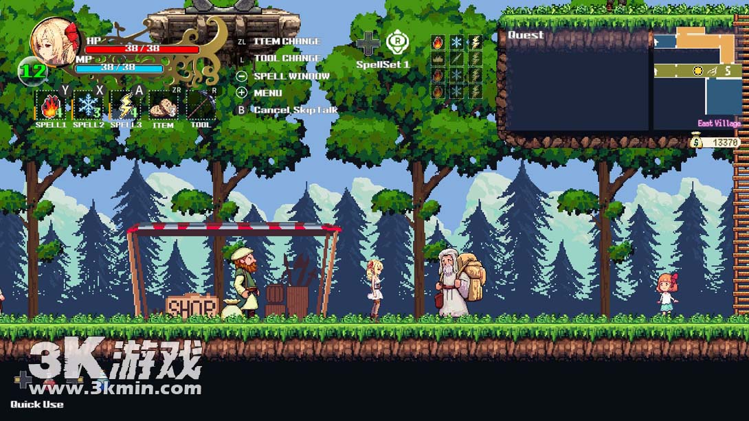 【美版】魔法使莉莉 魔法少女的奇境冒险 .Witchroid Vania A Magical Girls Fantastical Adventures截图