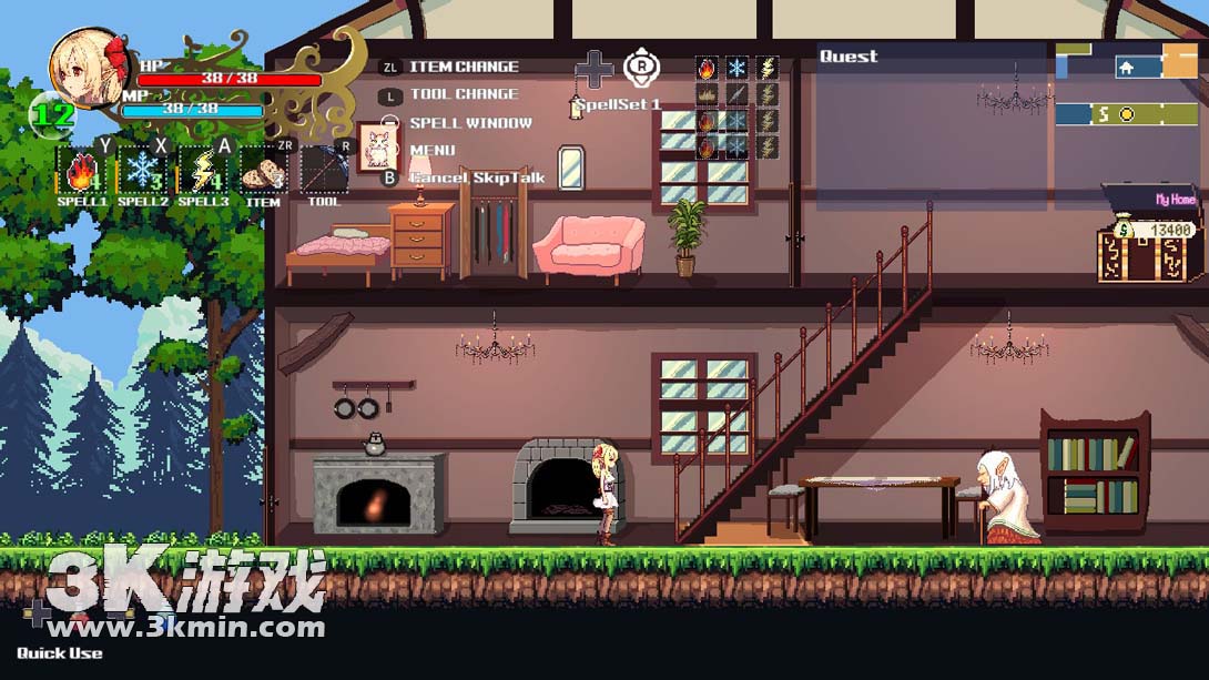 【美版】魔法使莉莉 魔法少女的奇境冒险 .Witchroid Vania A Magical Girls Fantastical Adventures截图