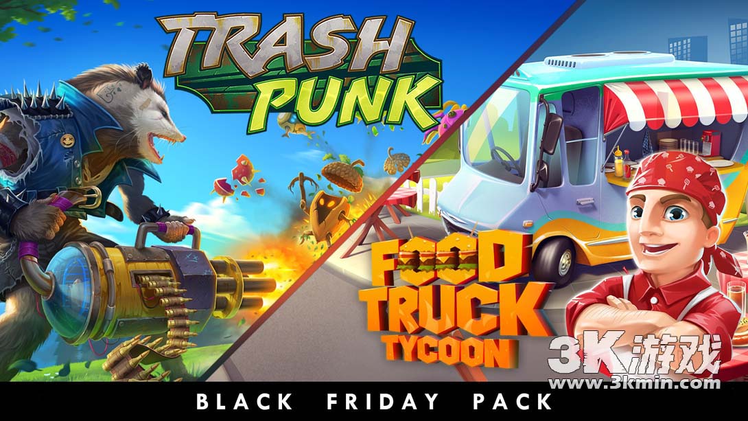 【美版】垃圾朋克&食品卡车大亨黑色星期五包 .2 in 1: Trash Punk & Food Truck Tycoon