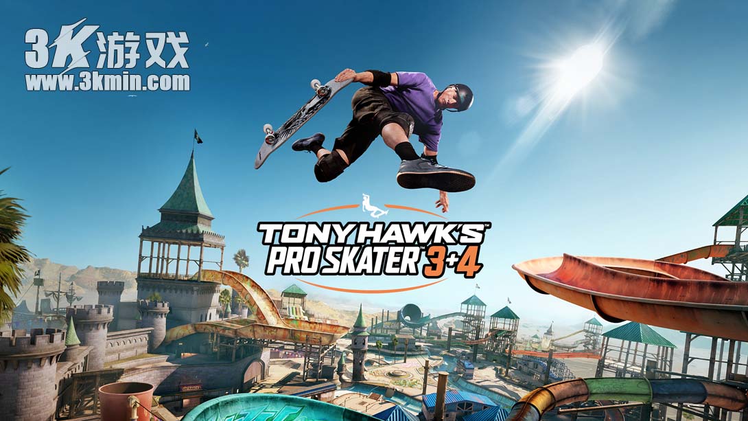 【美版】托尼霍克职业滑板3+4 .Tony Hawks Pro Skater 3 Plus 4