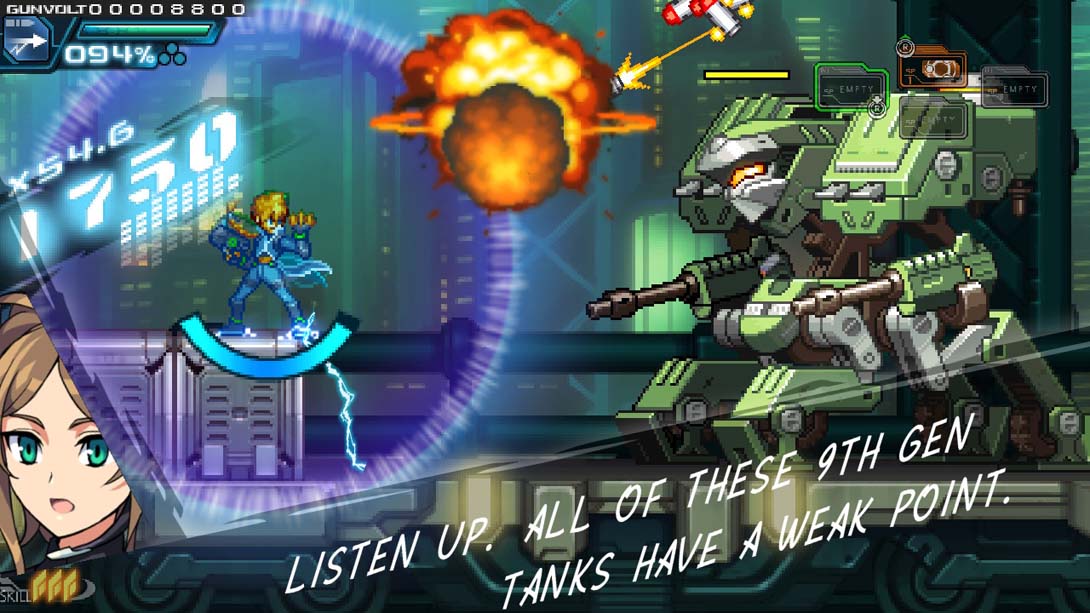 苍穹雷霆 Gunvolt 强袭包（1.7）金手指截图